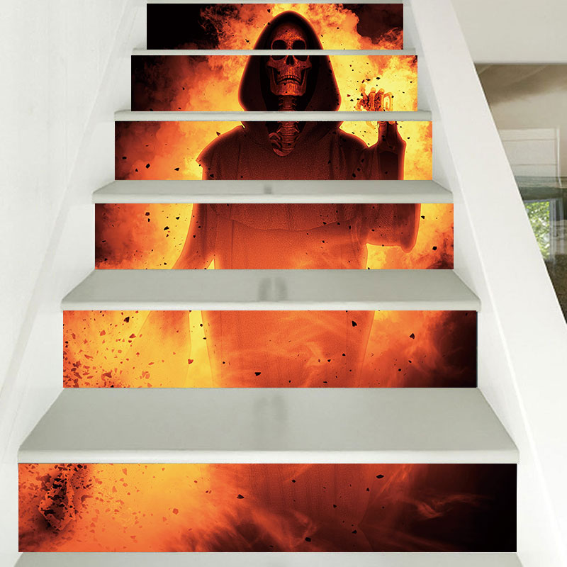 Miico-LT013-Halloween-Sticker-Stair-Sticker-Novetly-Wall-Sticker-Removable-Stickers-1575477-2