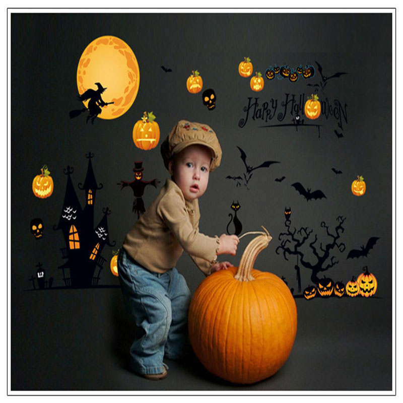 Miico-MJ8006-Halloween-Sticker-Cartoon-Sticker-Removable-Wall-Sticker-For-Halloween-Decoration-Room--1567832-1