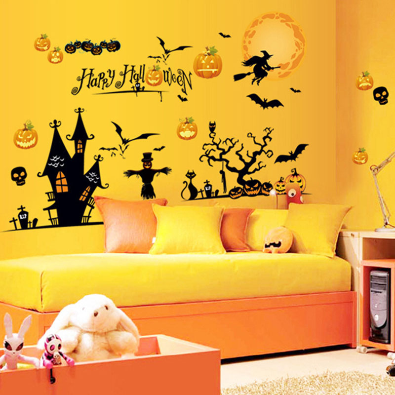 Miico-MJ8006-Halloween-Sticker-Cartoon-Sticker-Removable-Wall-Sticker-For-Halloween-Decoration-Room--1567832-3