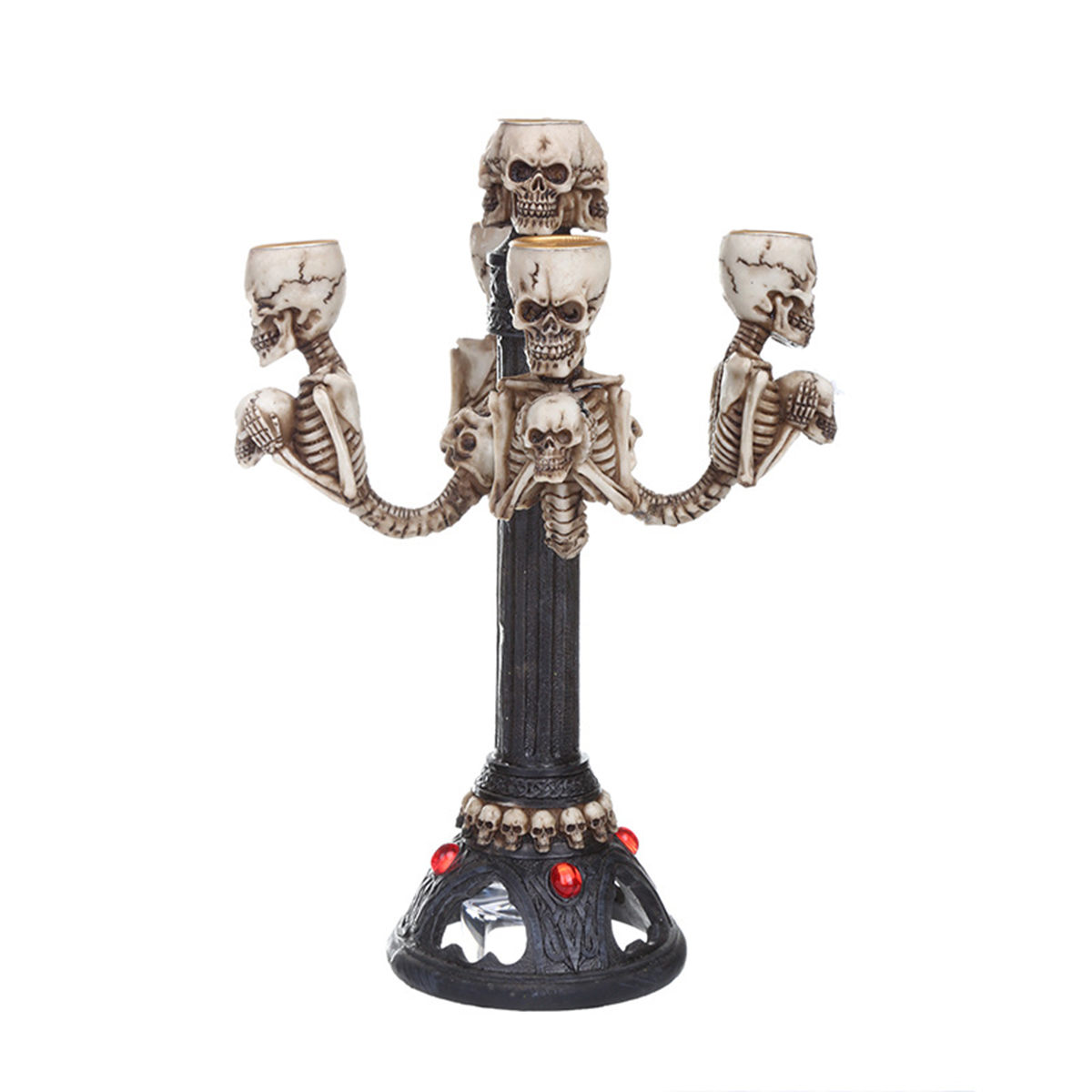 Resin-Craft-Statues-Skull-Candlestick-Creative-Figurines-Sculpture-Decorations-1348242-4