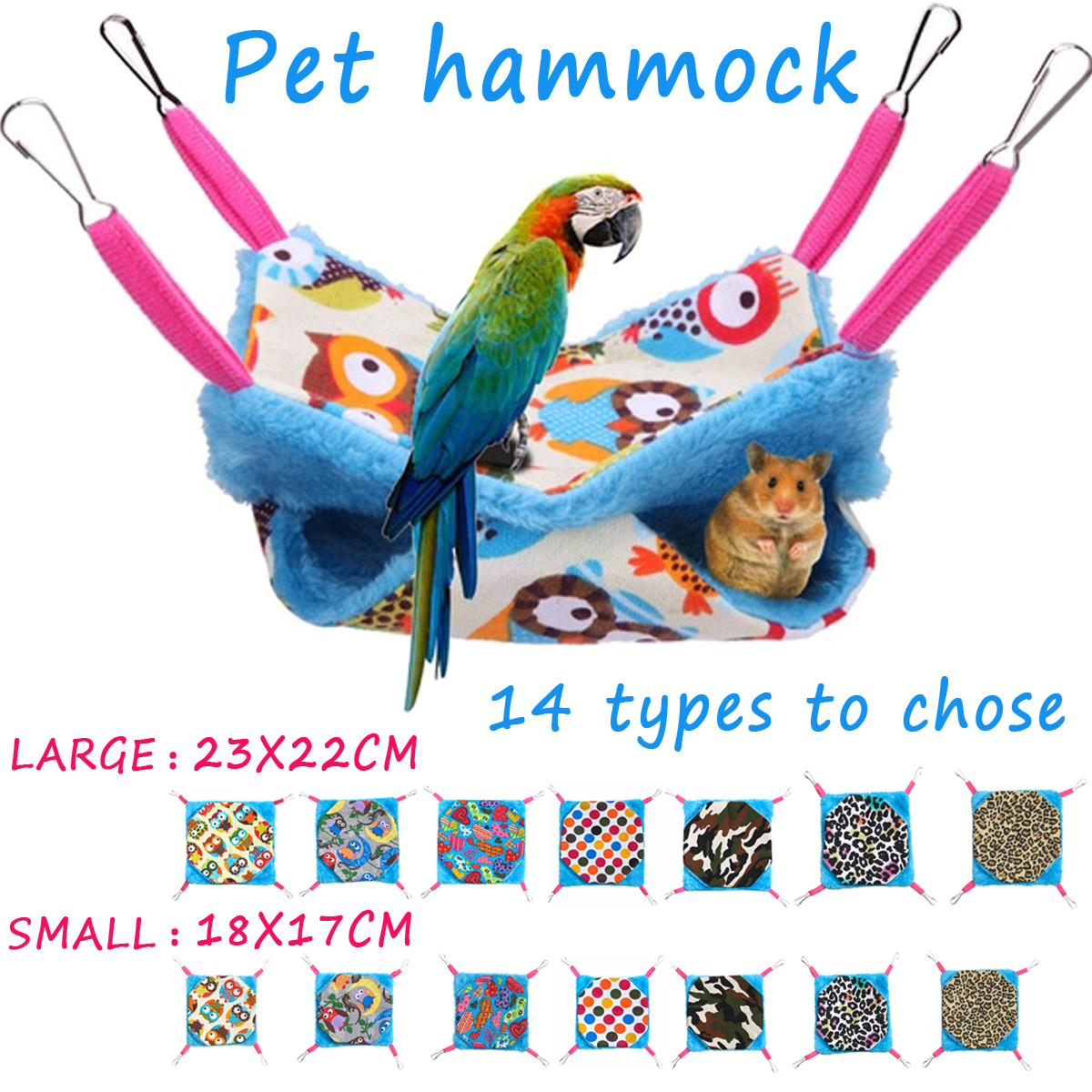 Pet-Hamster-Birds-Hammock-Double-Layer-Squirrel-Hanging-Bed-House-Cute-Mezzanine-Hanging-Bed-1567322-1