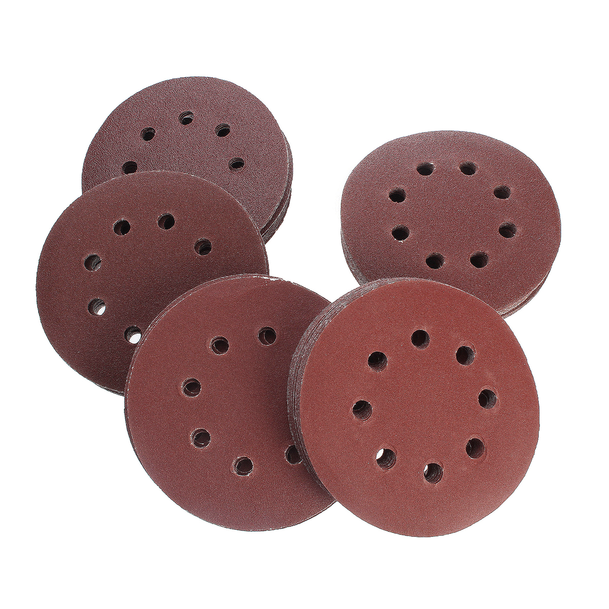 100Pcs-125mm-8-Holes-Abrasive-Sand-Discs-6080100120240-Grit-Sanding-Papers-1922539-4