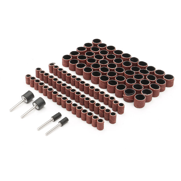 100pcs-14-12-Inch-Sanding-Sandpaper-Sleeves-with-4-Mandrels-for-Dremel-Rotary-Tool-1193183-4