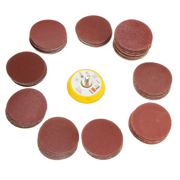 100pcs-2-Inch-Sander-Paper-Sanding-pad-Polishing-pad-with-M6-Backer-Plate-1059841-3