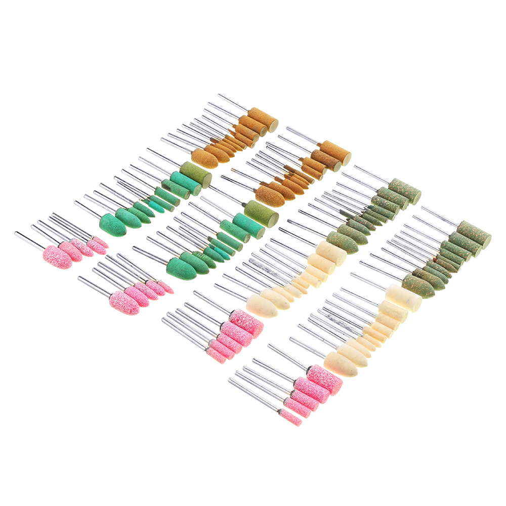 100pcs-5-Different-Assorted-Mounted-Point-Stone-Rubber-Grinding-Head-Polishing-Wheel-Wool-Felt-Dreme-1432558-2