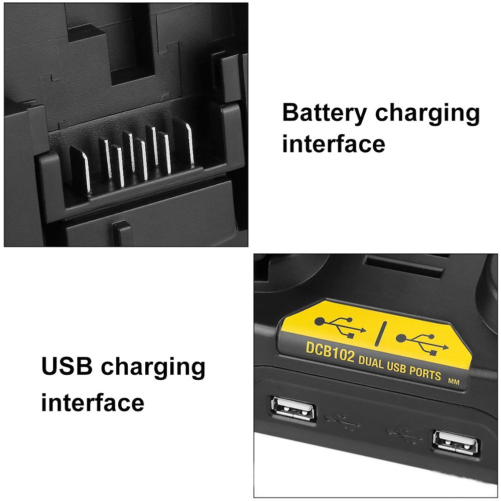 108V-20V-DCB102-Dual-Rechargeable-Power-Tool-Battery-Charger-For-Dewalt-1824763-3