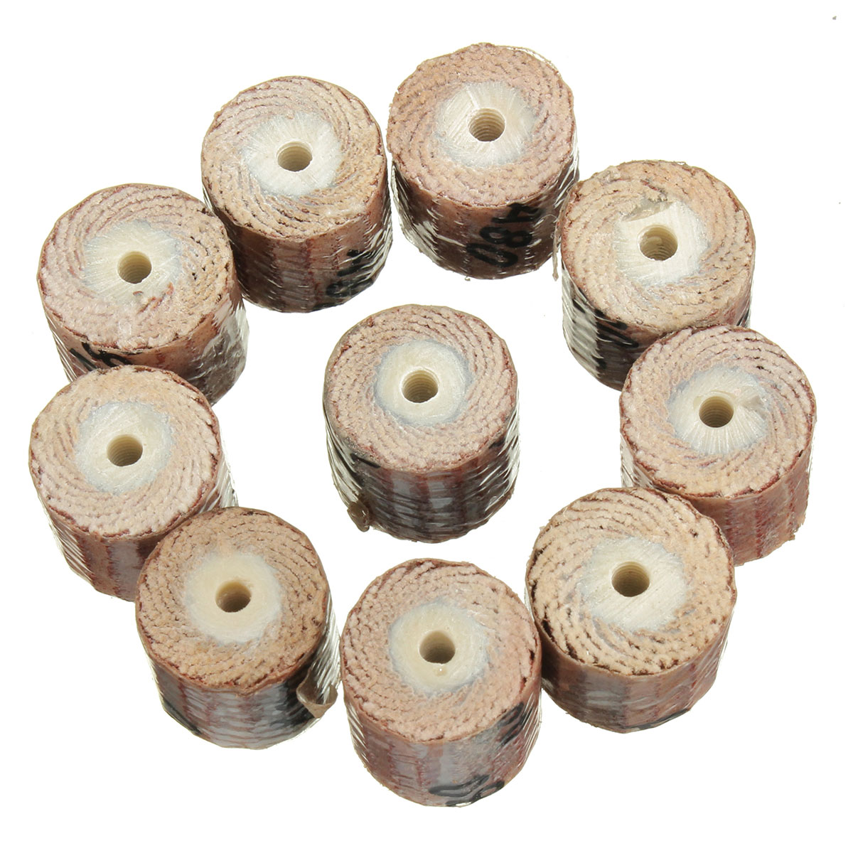 10pcs-12mm-Sandpaper-Grinding-Wheel-80-600-Grit-for-Rotary-Tools-982946-2