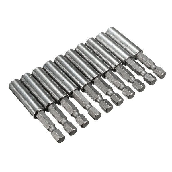 10pcs-14-Inch-Hex-Shank-Release-Magnetic-Extension-Socket-Drill-Bit-Holder-Power-Tools-1090373-4
