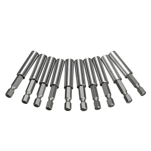 10pcs-14-Inch-Hex-Shank-Release-Magnetic-Extension-Socket-Drill-Bit-Holder-Power-Tools-1090373-5
