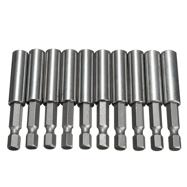 10pcs-14-Inch-Hex-Shank-Release-Magnetic-Extension-Socket-Drill-Bit-Holder-Power-Tools-1090373-6
