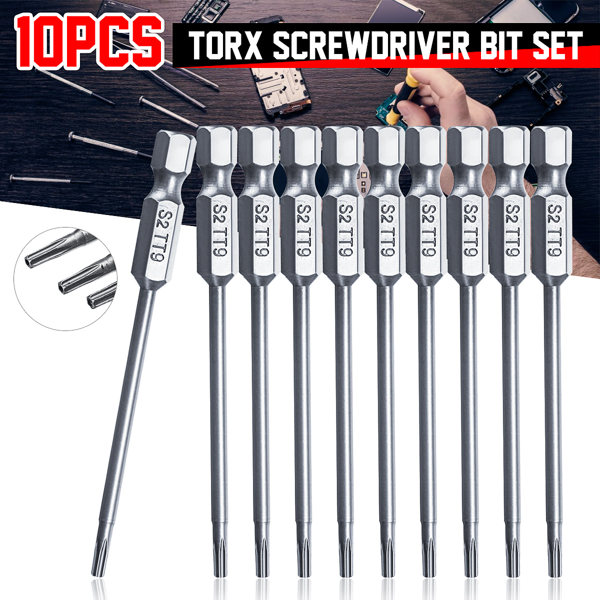 10pcs-TT6-TT40-Torx-Head-Screwdriver-Bit-75mm-Hex-Shank-Power-Drill-Screwdriver-Bits-Set-1550213-1