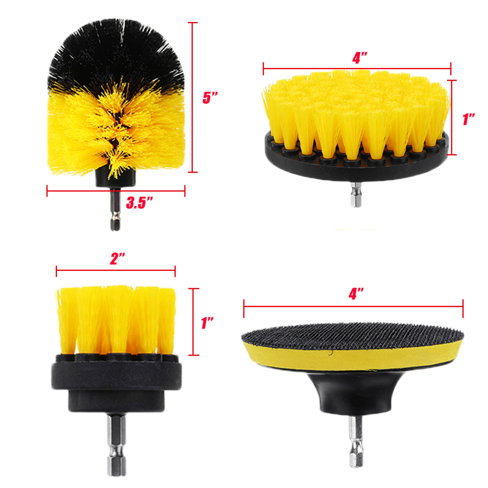 11Pcs-Electric-Drill-Cleaning-Brush-with-Sponge-and-Extend-Attachment-Tile-Grout-Power-Scrubber-Tub--1522852-2