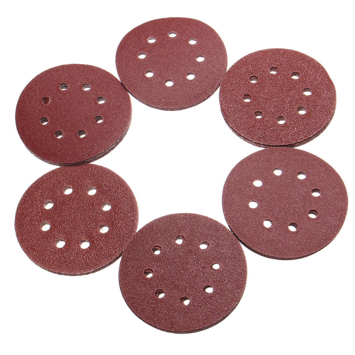 125pcs-5-Inch-8-Holes-Abrasive-Sanding-Discs-Sanding-Paper-6080100120240-Grit-Sandpaper-1664185-4