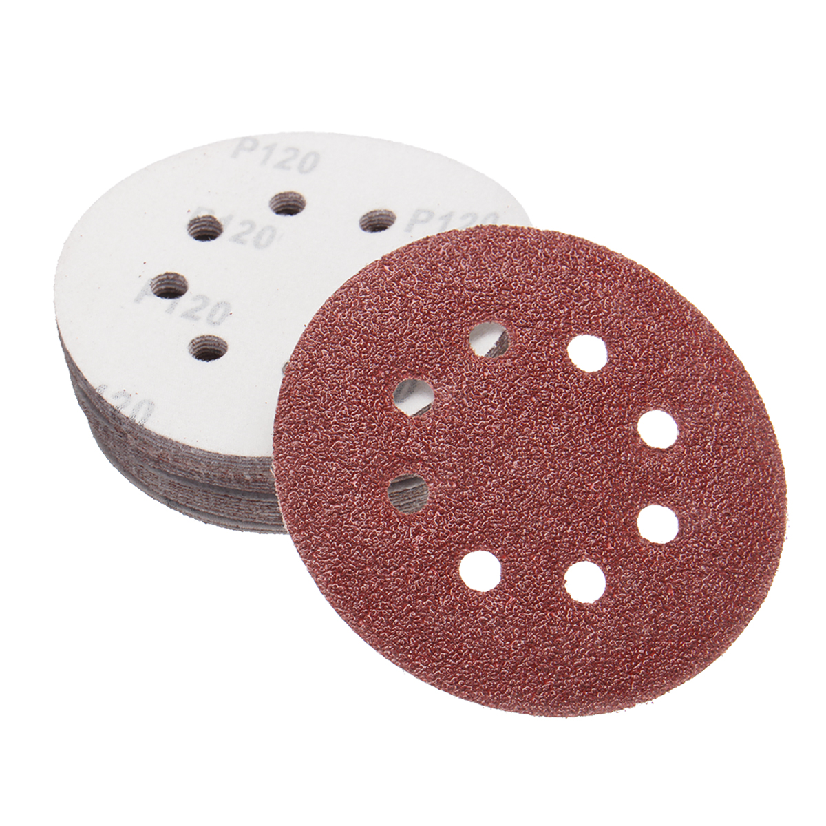 125pcs-5-Inch-8-Holes-Abrasive-Sanding-Discs-Sanding-Paper-6080100120240-Grit-Sandpaper-1664185-5