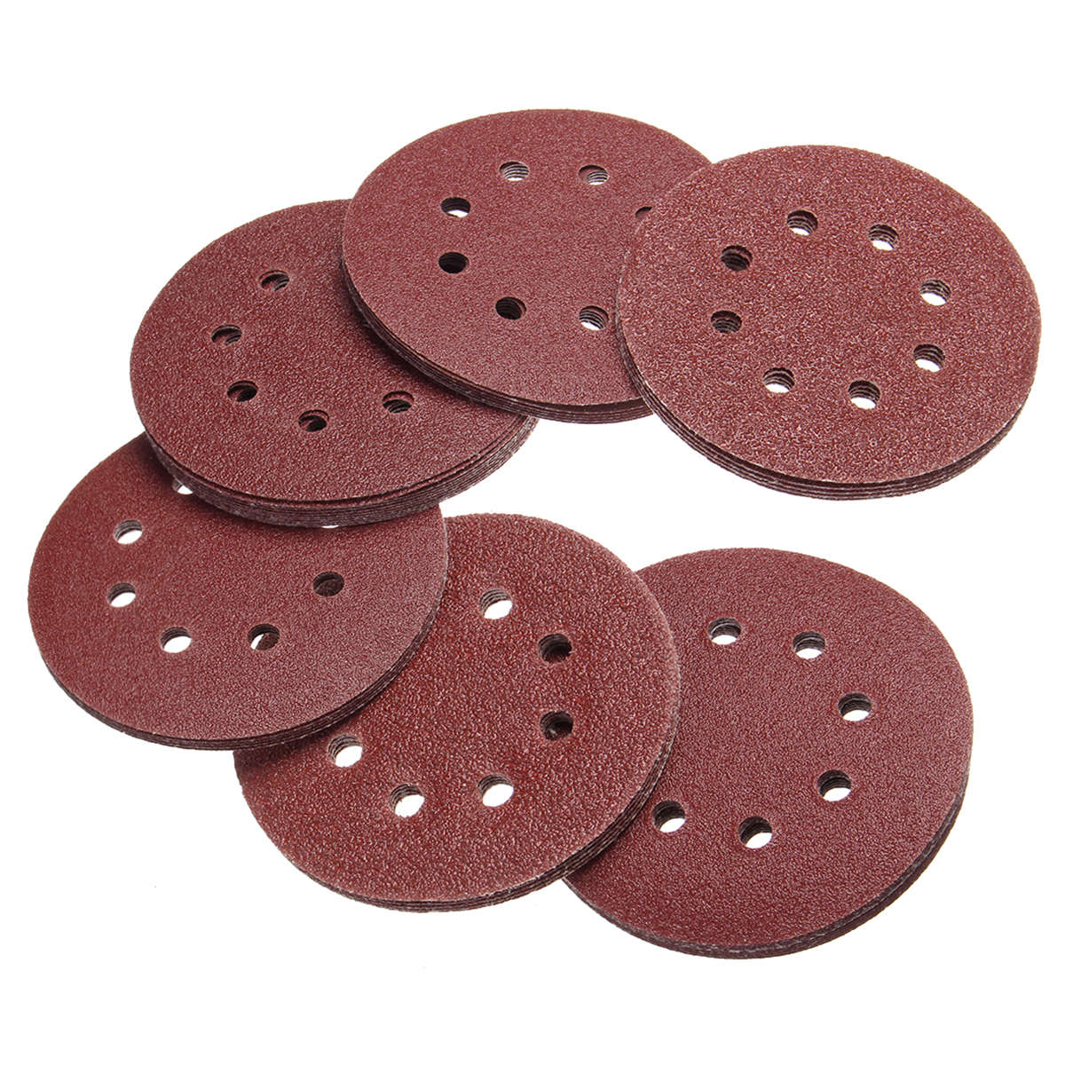 125pcs-5-Inch-8-Holes-Abrasive-Sanding-Discs-Sanding-Paper-6080100120240-Grit-Sandpaper-1664185-6
