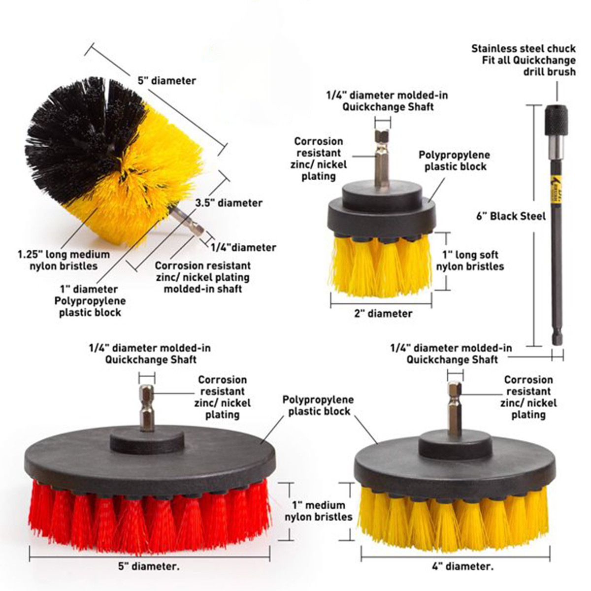 12Pcs-Drill-Brush-Set-Tub-Cleaner-Grout-Power-Scrubber-Cleaning-Attachments-Kit-1780037-3