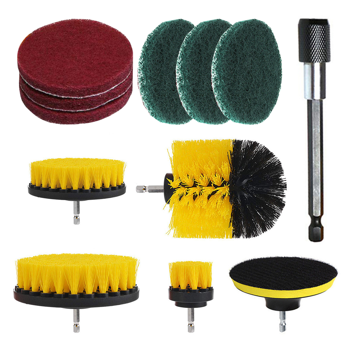 12Pcs-Drill-Brush-Set-Tub-Cleaner-Grout-Power-Scrubber-Cleaning-Attachments-Kit-1780037-7