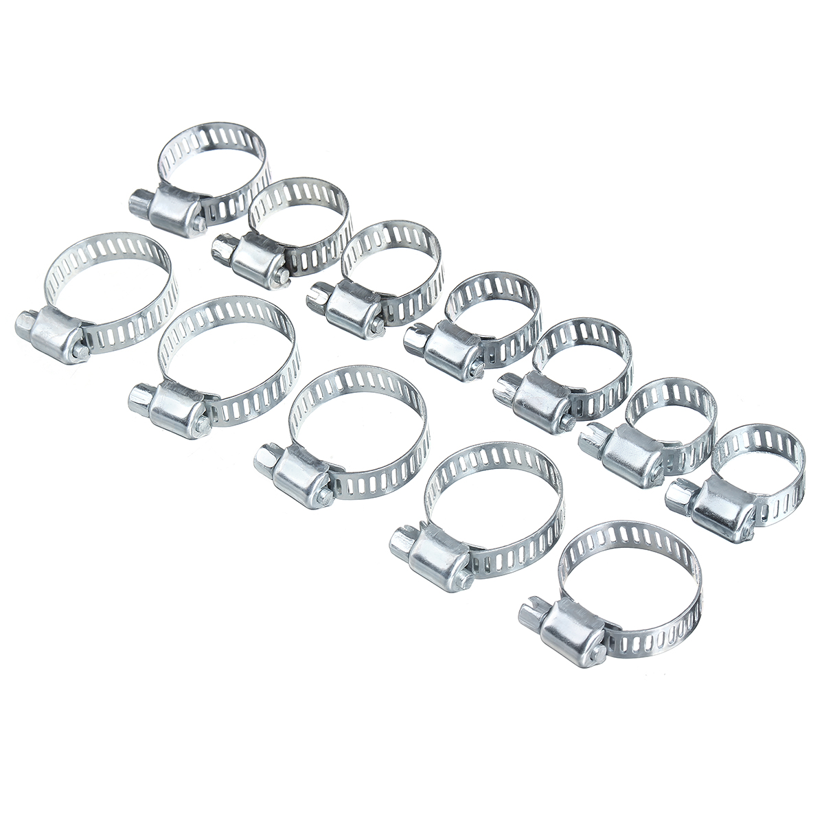 12Pcs-Stainless-Steel-Clip-Fuel-Gas-Water-Hose-Clamp-Worm-Drive-Pipe-Tube-Clips-1629542-1