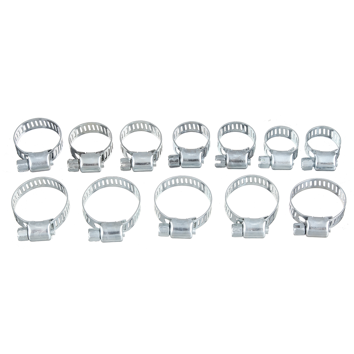 12Pcs-Stainless-Steel-Clip-Fuel-Gas-Water-Hose-Clamp-Worm-Drive-Pipe-Tube-Clips-1629542-2