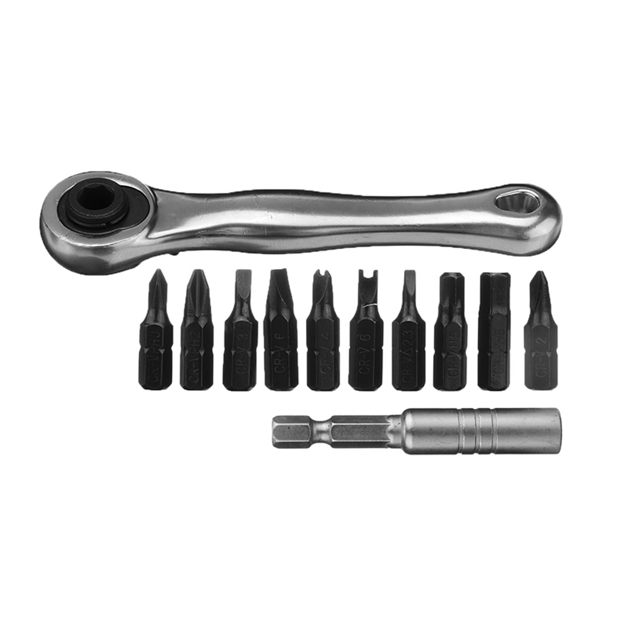 12pcs-Multipurpose-Ratchet-Screwdriver-Handle-Screwdriver-Bits-Repair-Tool-Kit-1716977-4
