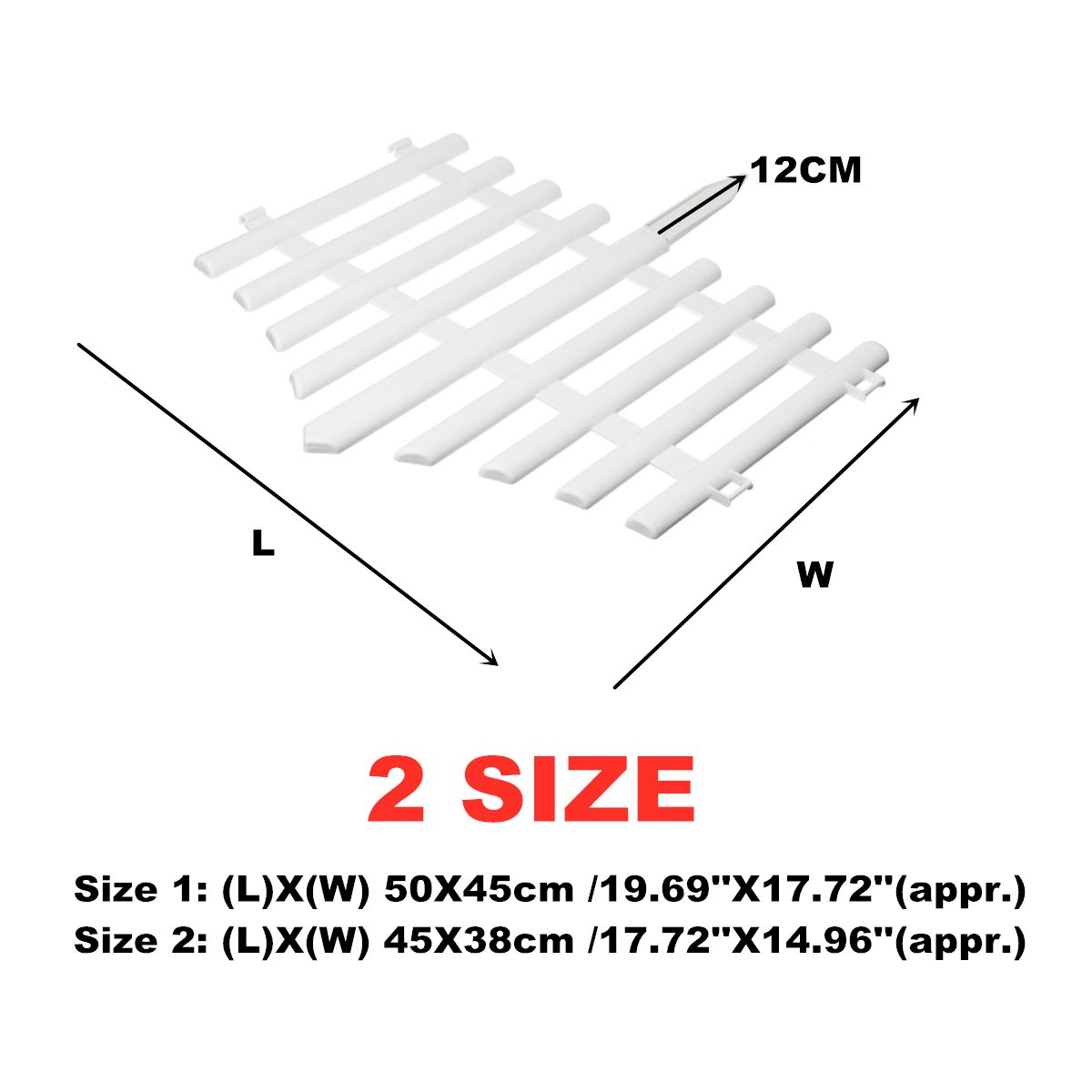 12x-Plastic-Fence-Courtyard-Indoor-Garden-Edging-Border-Panel-Flower-Yard-Decorations-1504303-8