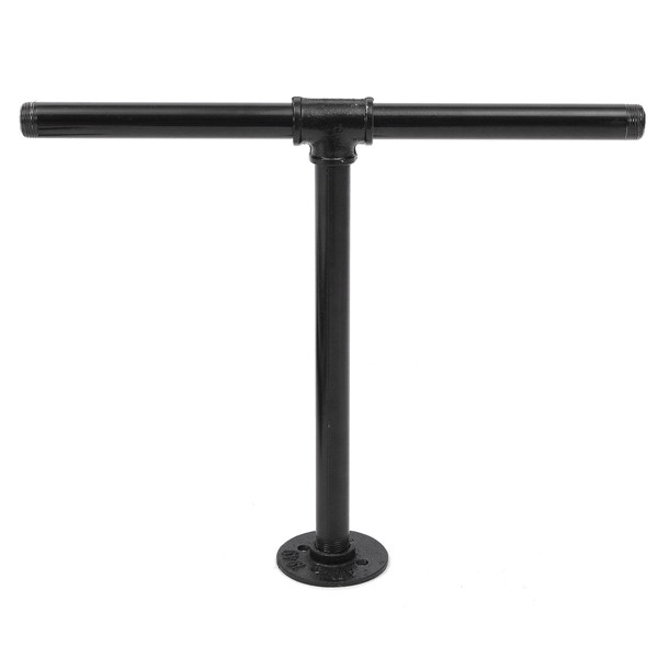 145cm-Height-Iron-Pipe-Shelf-Retro-Design-Black-Iron-Pipe-Wall-Mount-Shelf-Shelving-Tool-1268403-9