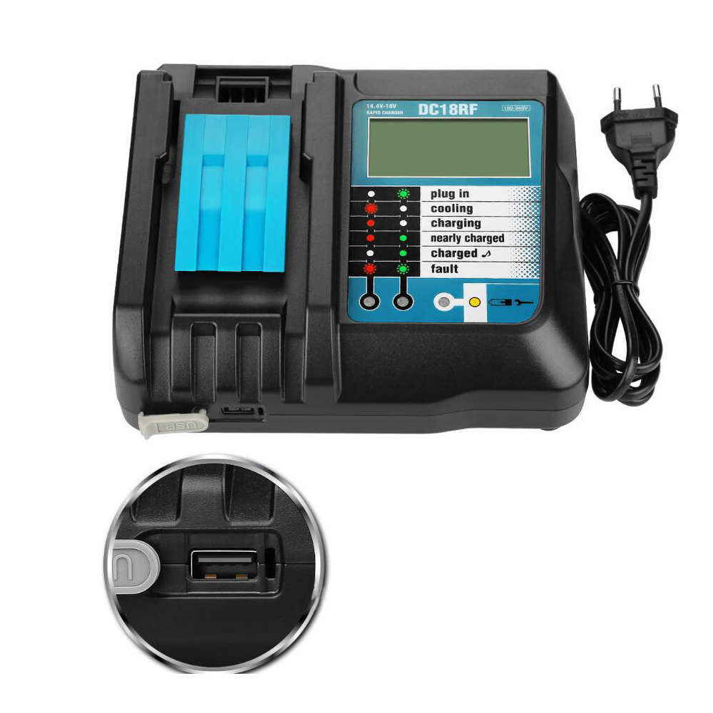 18V-3000mA-DC18RF-Replacement-Battery-Charger-with-LCD-Display-for-Makita-BL1815-BL1820-BL1830-BL184-1777876-2