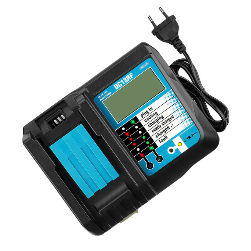18V-3000mA-DC18RF-Replacement-Battery-Charger-with-LCD-Display-for-Makita-BL1815-BL1820-BL1830-BL184-1777876-8
