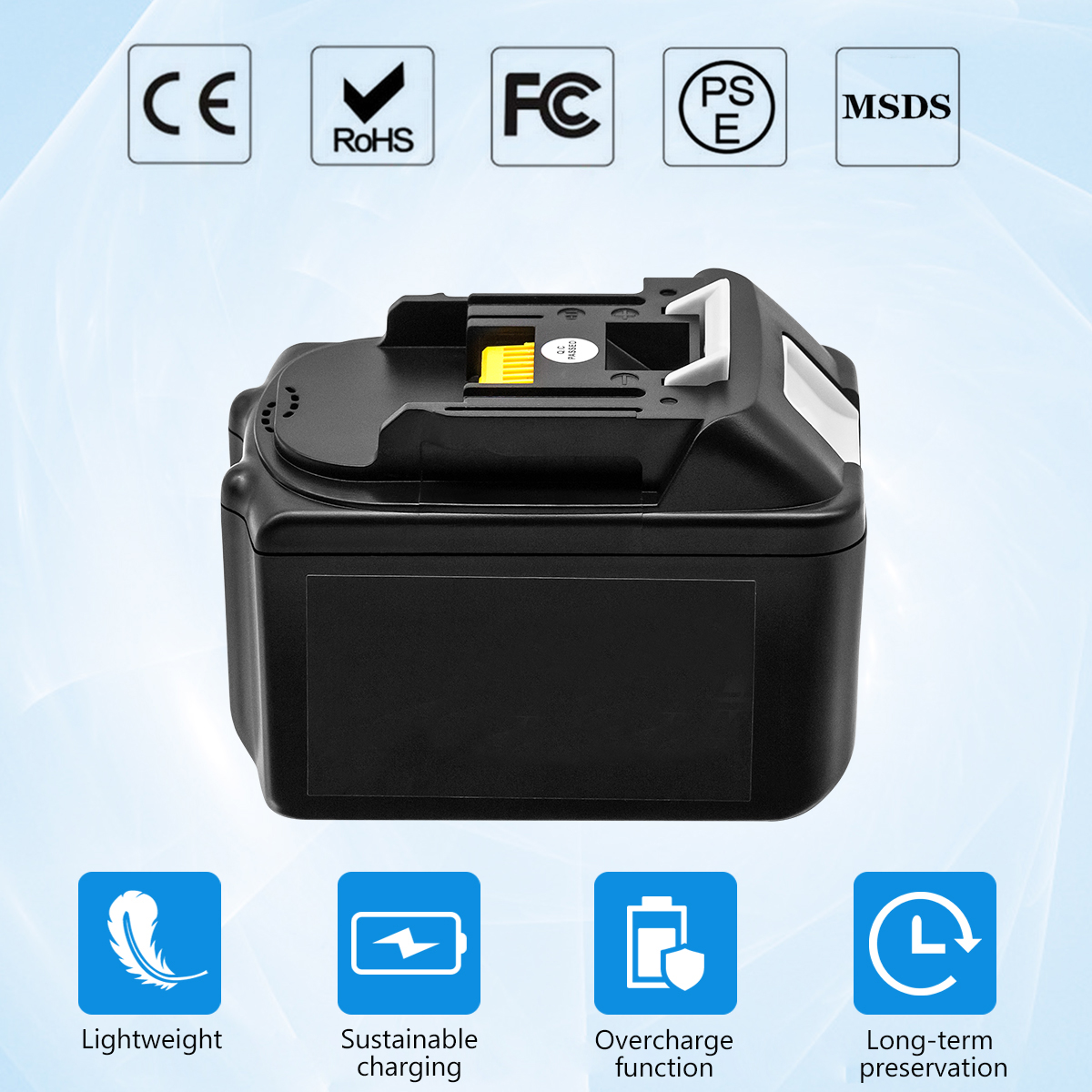 18V-90Ah-Power-Tool-Battery-Replacement-For-Makita-BL1860-BL1850-BL1840-BL1830-BL1845-194205-3-19430-1668187-3