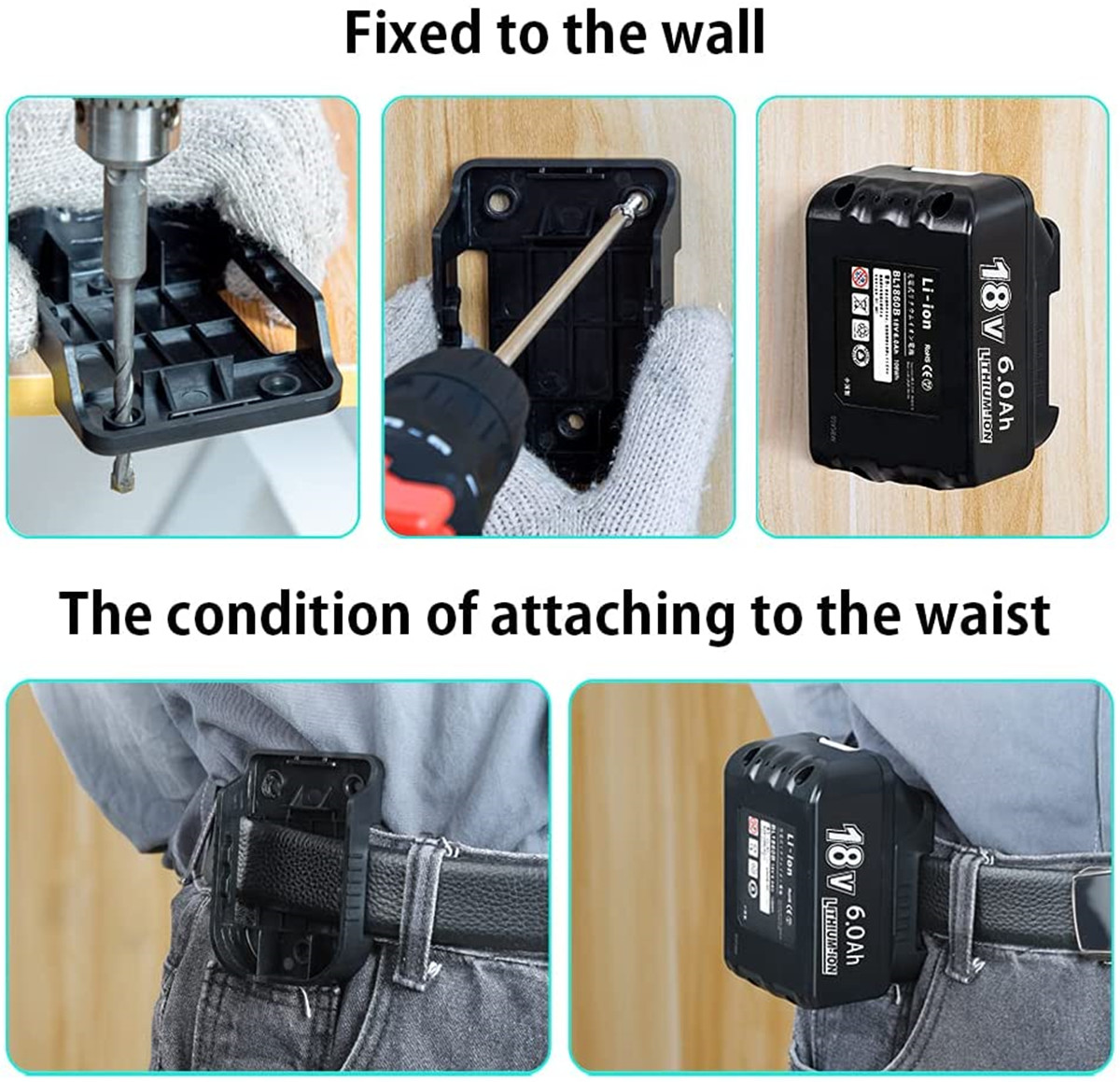 18V-Lithium-Battery-Fixing-Bracket-Belt-Buckle-Universal-Base-Suitable-for-MakitaDeweiMiwachBosch-Se-1918294-10