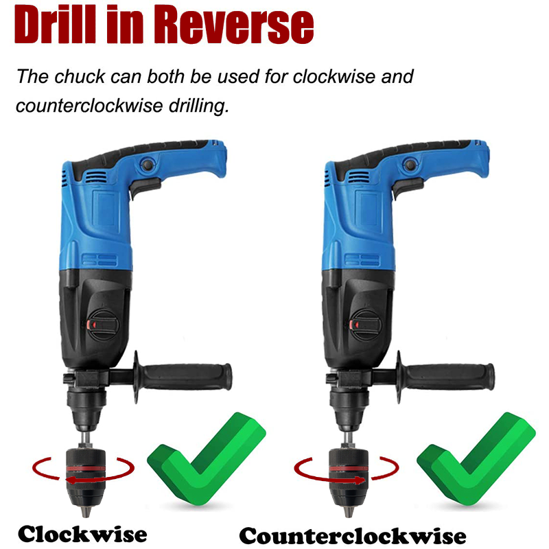 2-13mm-Keyless-Drill-Chuck-Hex-Shank-SDS-Socket-Square-Self-tightening-Chuck-Electric-Hammer-Electri-1919175-4