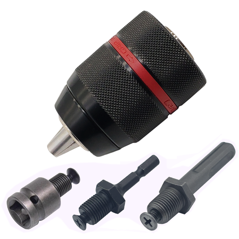 2-13mm-Keyless-Drill-Chuck-Hex-Shank-SDS-Socket-Square-Self-tightening-Chuck-Electric-Hammer-Electri-1919175-5