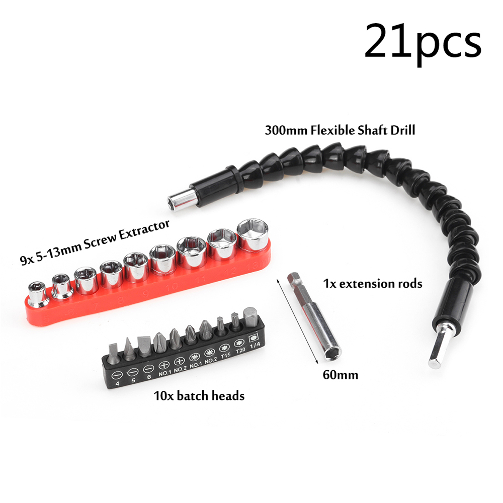 212327pcs-Drill-Bits-Set-Batch-Heads-Flexible-Shaft-Drill-Tools-Kit-1531786-4