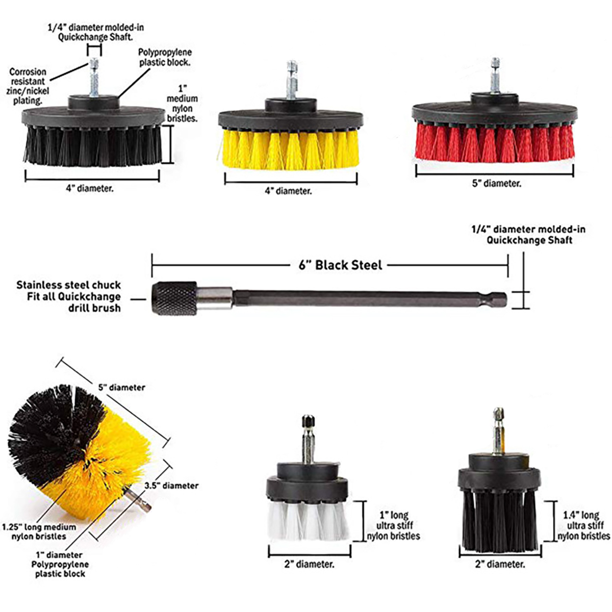 22pcs-Cleaning-Drill-Brush-Set-with-Extend-Long-Attachment-Drill-Scrubber-Brush-For-Cleaning-Cordles-1791360-3