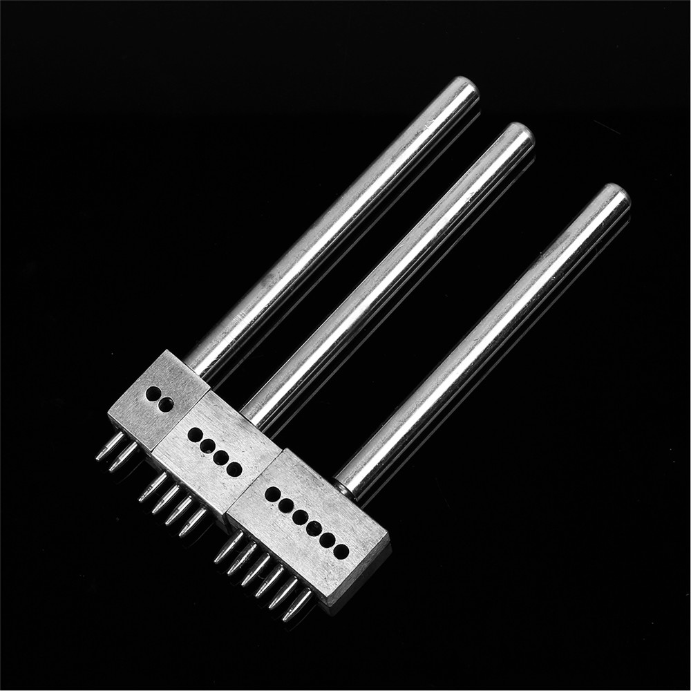 246-Hole-Row-Leather-Craft-Round-Hole-Puncher-Cutter-Punch-Tool-4mm-Spacing-Leather-Punch-Hole-Hand--1431068-1