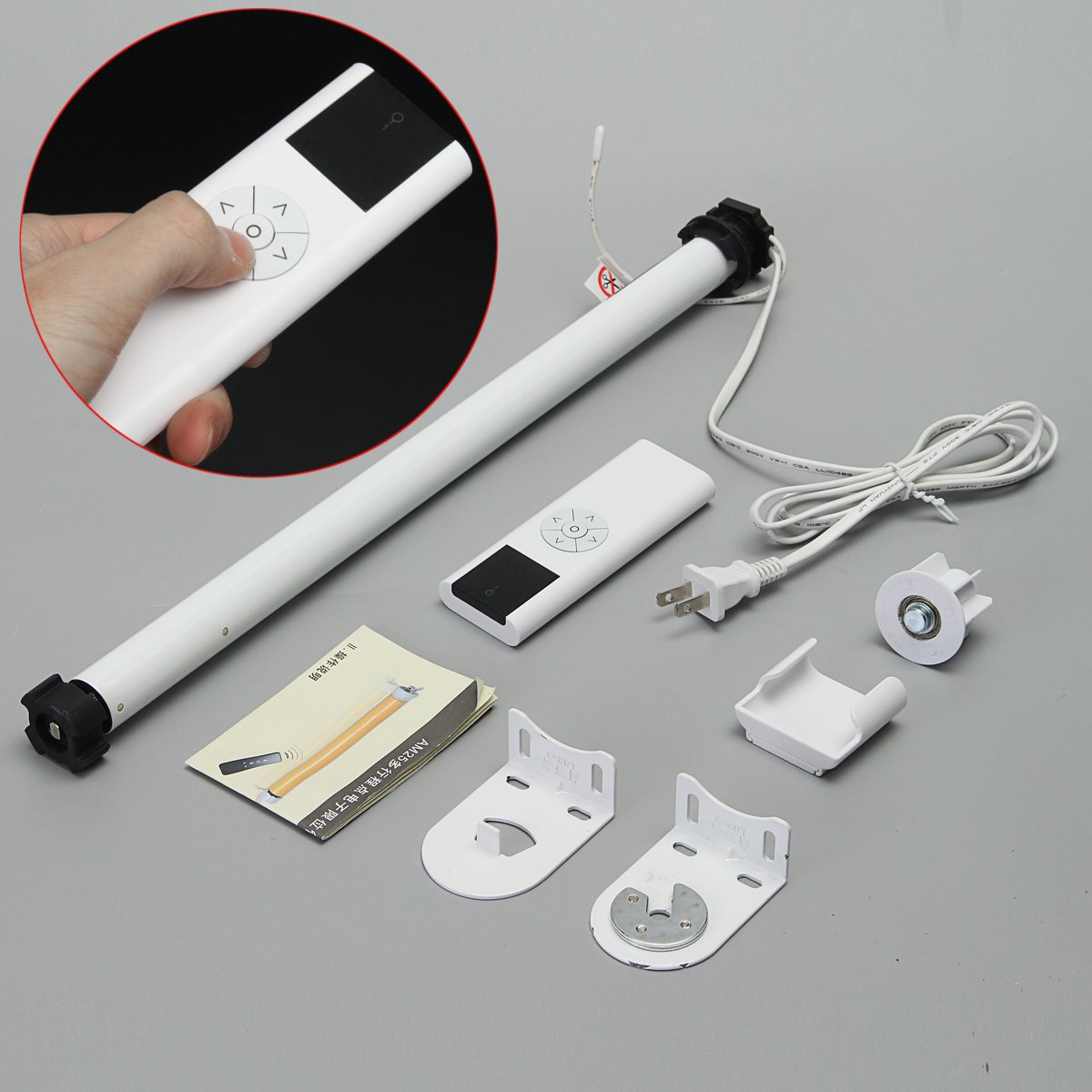 25mm-Remote-Control-Electric-Roller-Blind-Motor-Remote-Transmitter-Shade-Tubular-Bracket-1264702-11