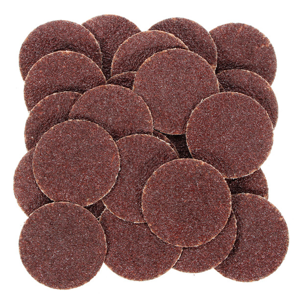 25pcs-24-Grit-2-Inch-R-Type-Abrasive-Sanding-Discs-Roll-Lock-Sanding-Pads-1097462-4