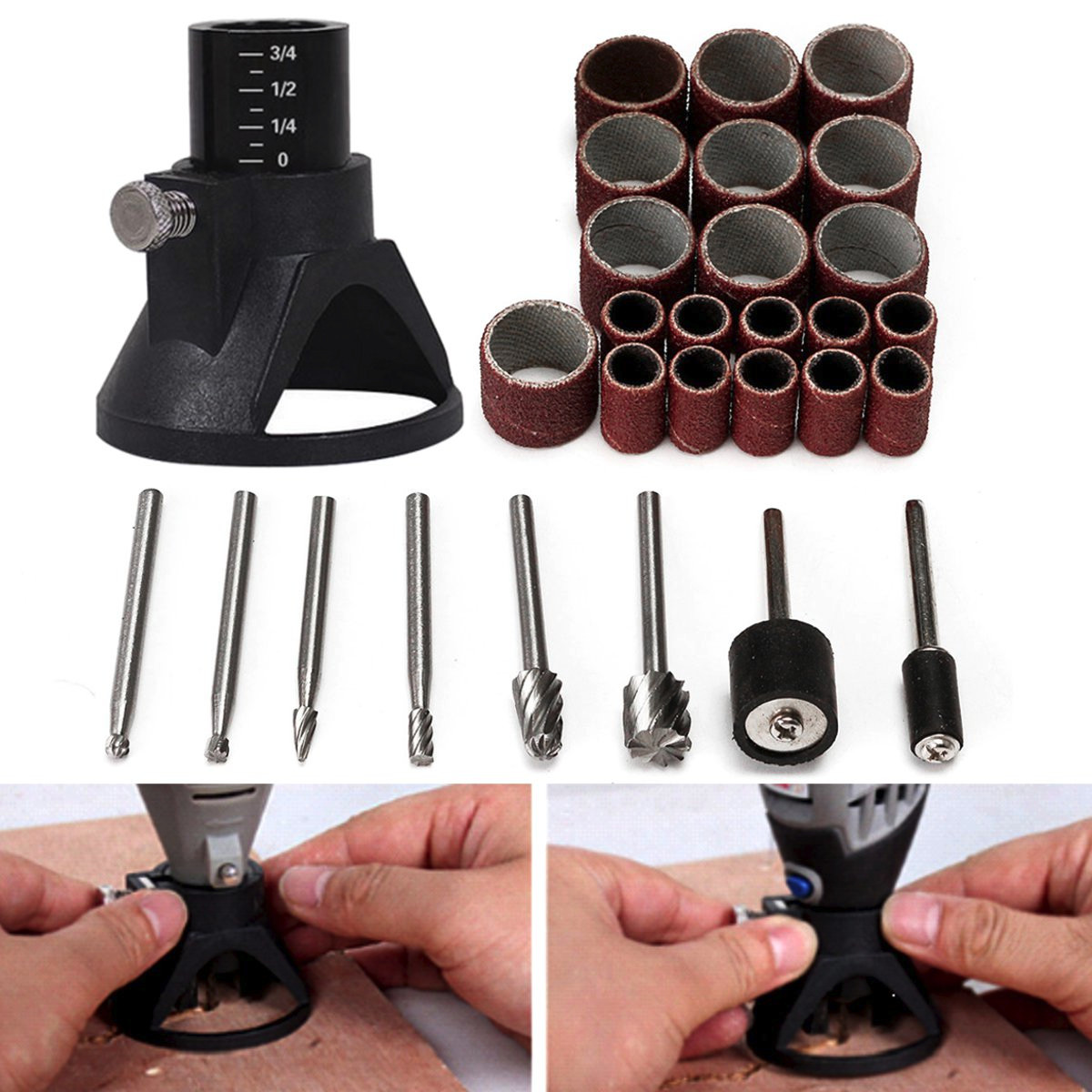 29pcs-Drill-Carving-Positioner-Locator-with-Sanding-Bands-and-Rotary-Burr--for-Rotary-Tool-1079287-1
