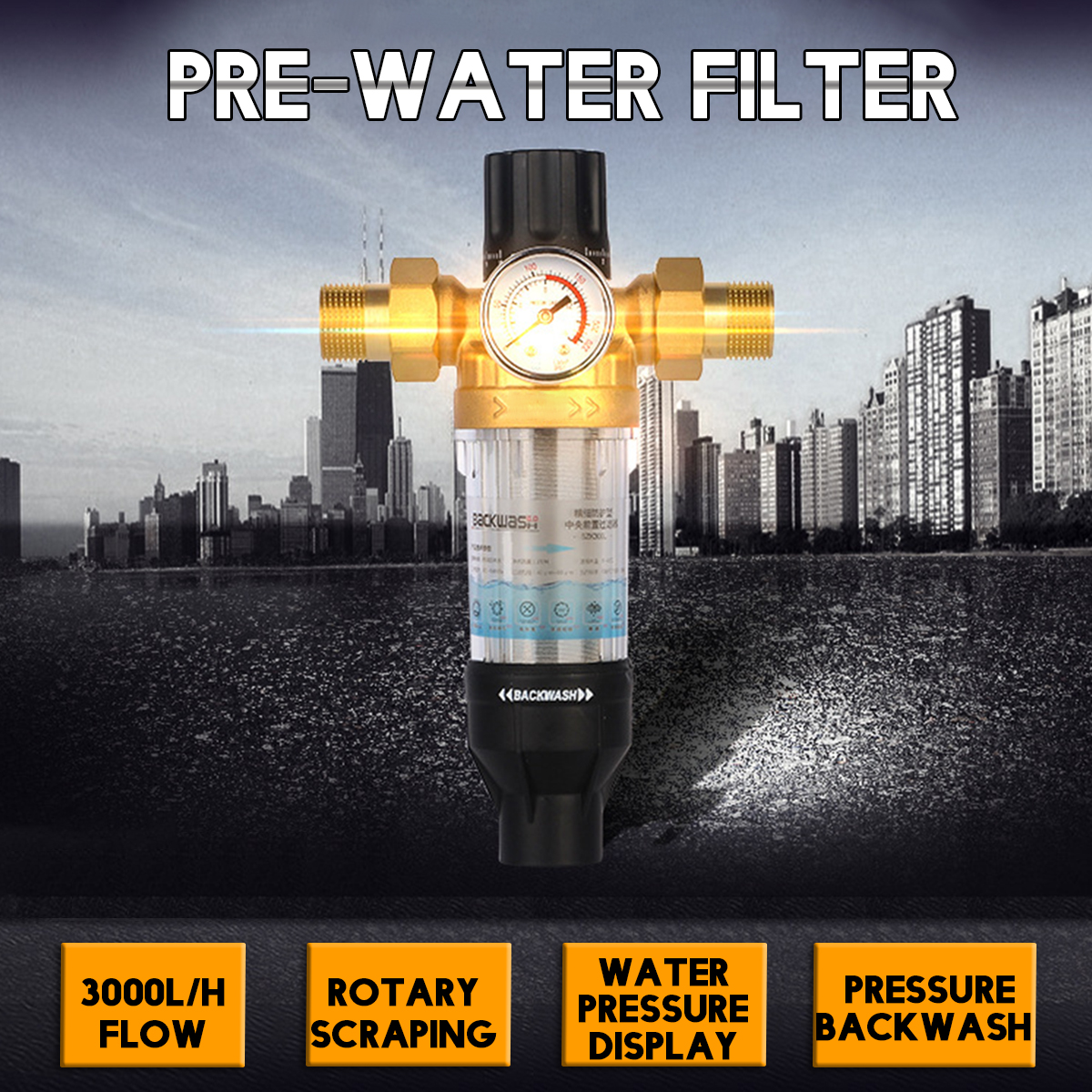3000LH-Front-Purifier-Brass-Tap-Backwash-Remove-Rust-Sediment-Water-Pre-filter-1599820-1