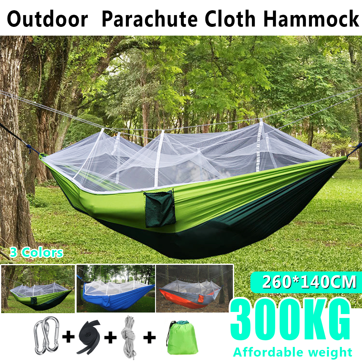 300kg-Portable-Double-Camping-Hammock-Parachute-Fabric-With-Mosquito-Net-1609645-1