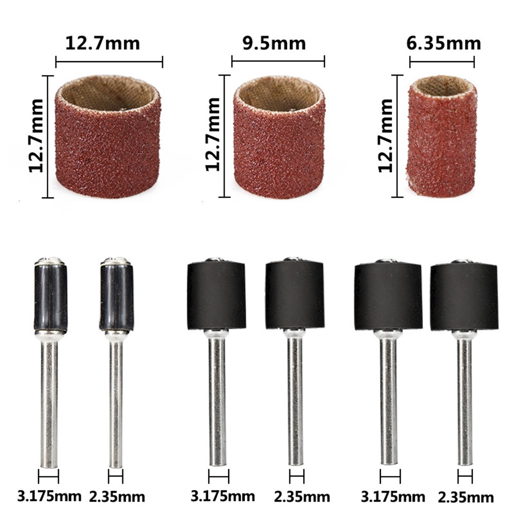 384Pcs-Drum-Sanding-Kit-Drilling-Nail-Drill-Bits-Abrasive-Tools-Sanding-Band-Polish-Dremel-Sandpaper-1866518-5