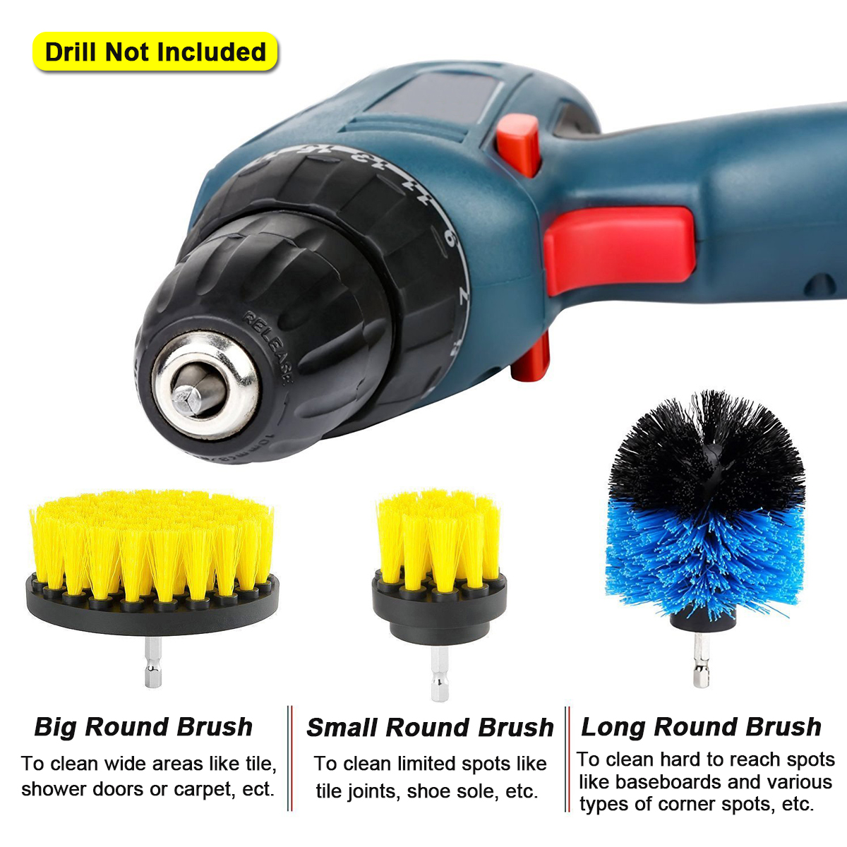 3Pcs-2354-Inch-Electric-Drill-Brush-Tile-Grout-Power-Scrubber-Tub-Cleaning-Brush-Red-Blue-Yellow-1312415-7