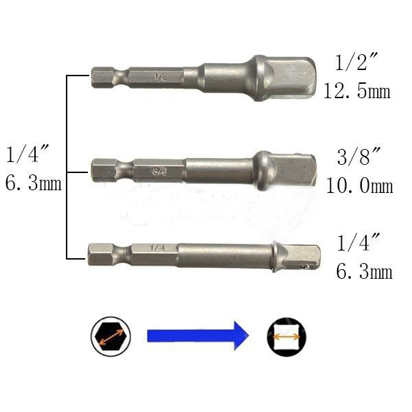 3pc-Socket-Adaptor--Set-14-38-12-Inch-Cordless-Hex-Drill-Bit-935647-5