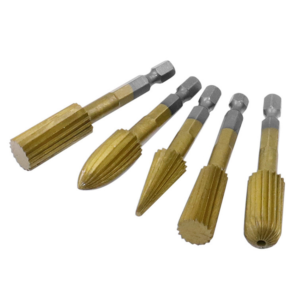 5pcs-63mm-Hex-Shank-HSS-Woodworking-Rotary-File-Electric-Grinding-Head-For-Wood-Carving-Peeling-1816455-2