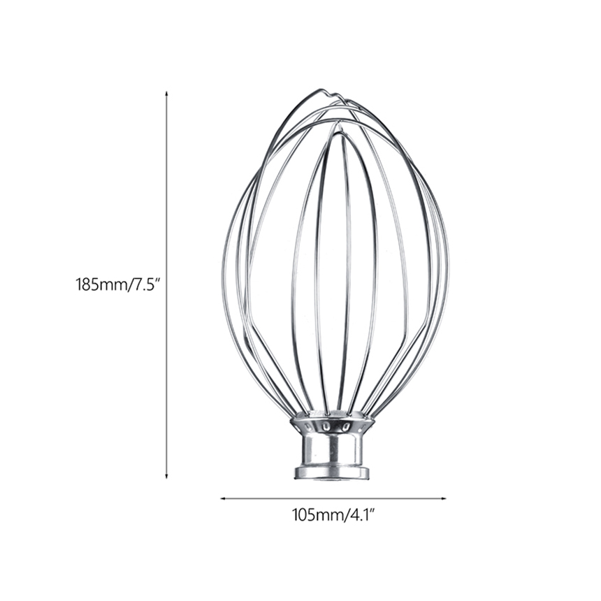 6-Wire-Whip-Whisk-Beater-Mixer-Stainless-Steel-Silver-For-KitchenAid-K5AWW-KSM90-1731695-3