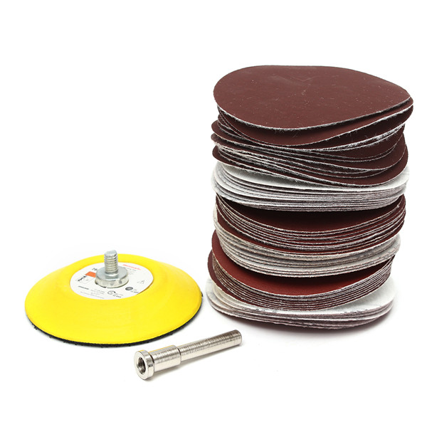 60pcs-Sand-Paper-Mixed-Set-With-3-Inch-Abrasives-Hook-And-Loop-Sanding-Pad-1134287-2