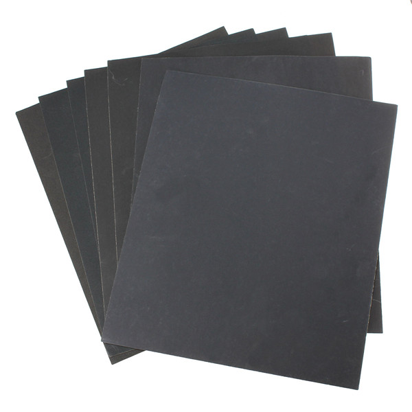 7pcs-230x280mm-Sandpaper-400-1200-Grit-Wet-Dry-Waterproof-Sandpaper-1048389-1