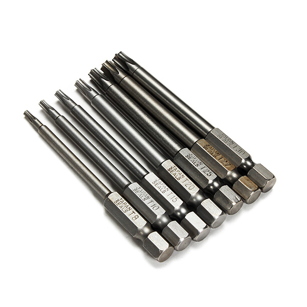 7pcs-75mm-T8-T30-Magnetic-Torx-Screwdriver-Bits-14-Inch-Hex-Shank-Screwdriver-Set-989623-2