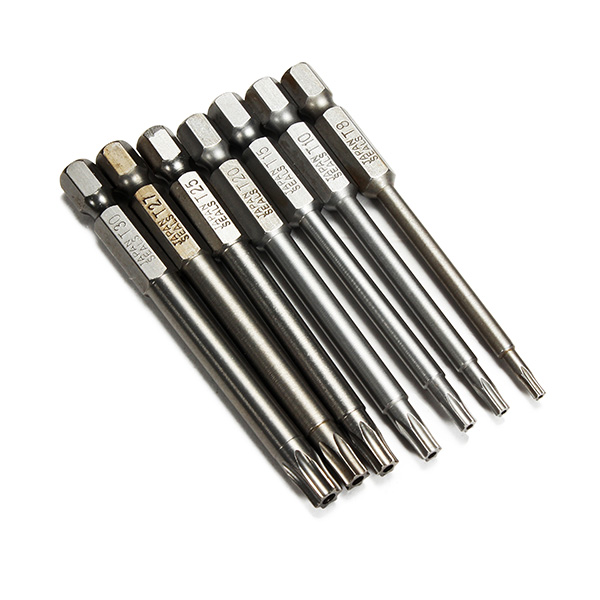 7pcs-75mm-T8-T30-Magnetic-Torx-Screwdriver-Bits-14-Inch-Hex-Shank-Screwdriver-Set-989623-5