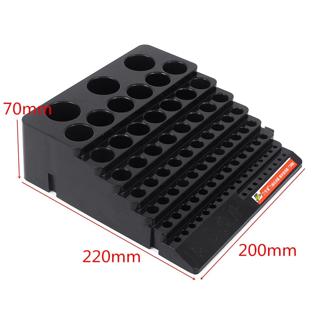 85-Holes-Drill-Bit-Storage-Box-Without-Drill-Milling-Cutter-Saving-Space-Holder-1630858-8